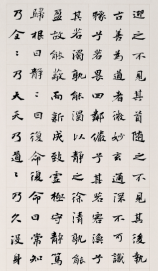 何岩书法作品-老子道德经
